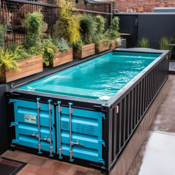 Container swimming deals pool